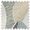 Anthurium, Fern - Roman Blind
